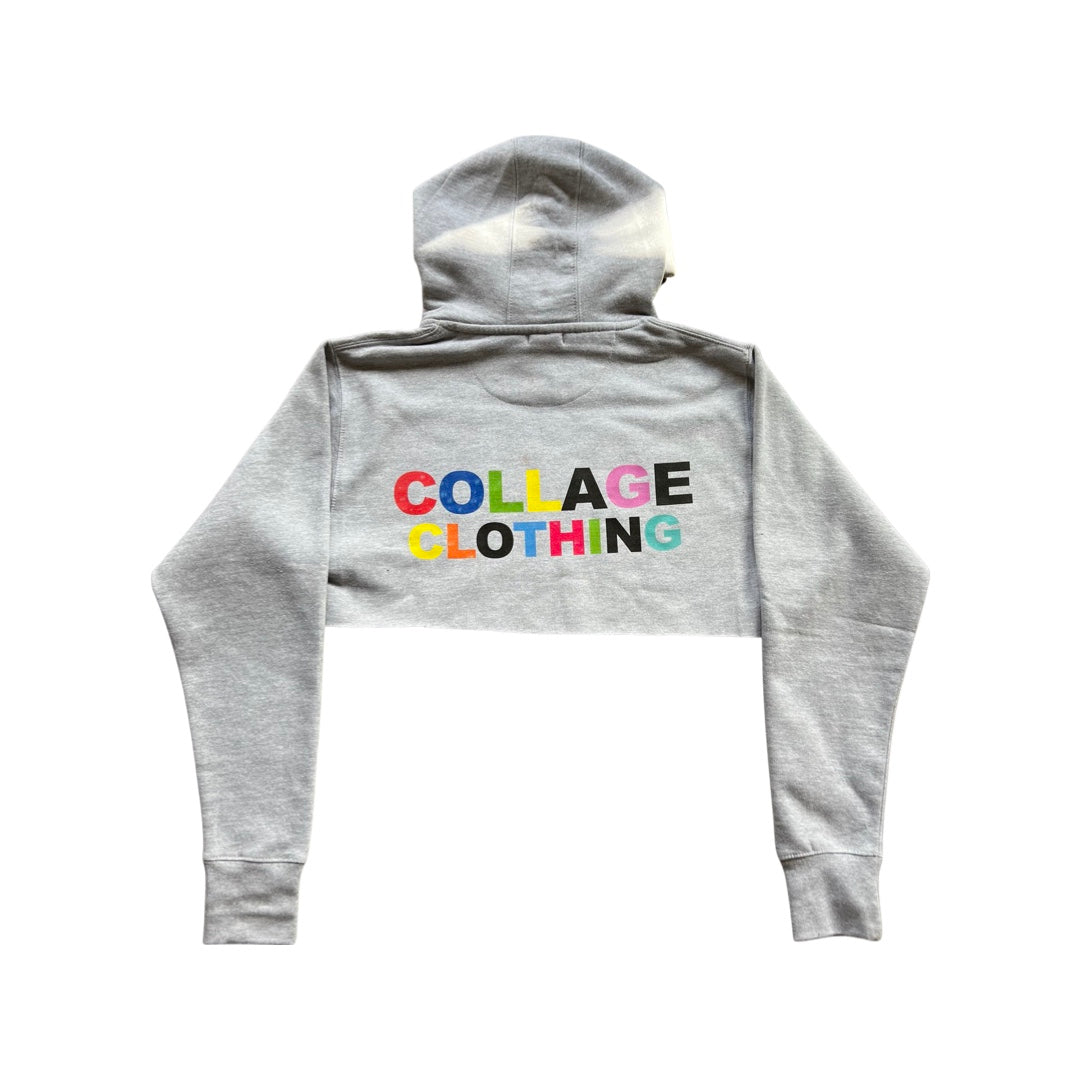 In Living Color Cropped Hoodie